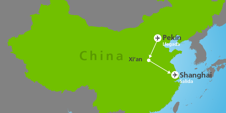 Viaja y descubre lo mejor de Pekín, Xi'an y Shanghái con GrandVoyage. Estancia de 9 días y 7 noches. Vuelos y traslados incluidos, hoteles de 4 a 5 estrellas. 7
