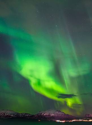 Viaje invernal a Noruega de 4 días con Auroras Boreales