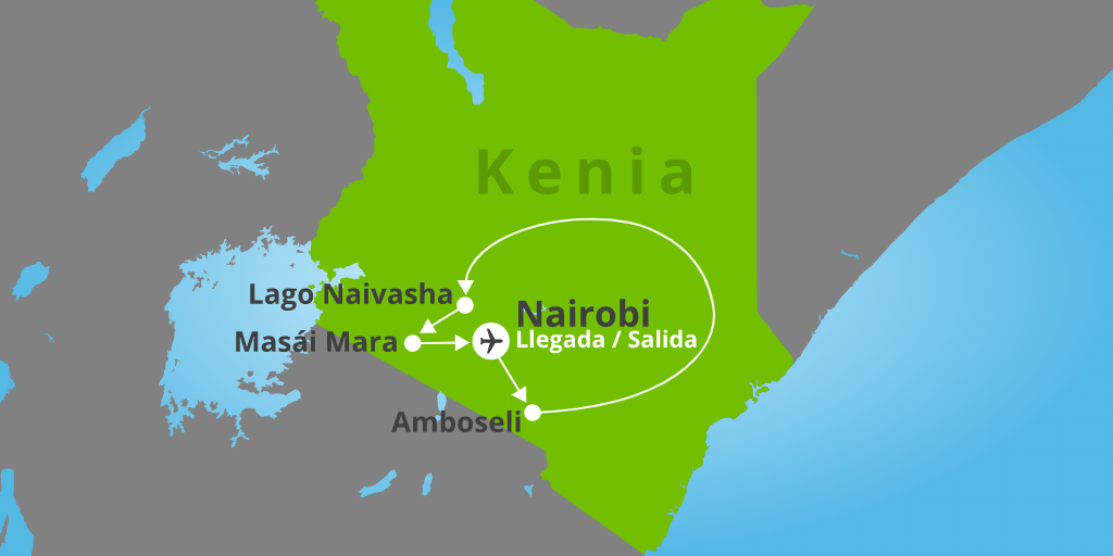 Con nuestro viaje a Nairobi, Ambosseli, el Lago Navaisah y Masái Mara descubrirás a los Cinco Grandes de África en un safari por Kenia. 7