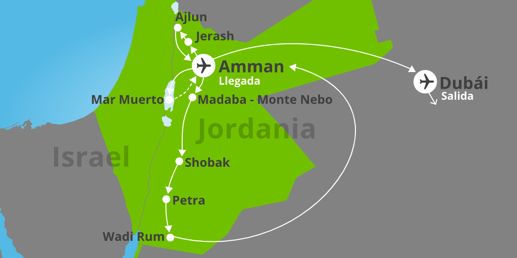 Empápate de la magia del Medio Oriente con nuestro viaje a Jordania y Dubái. En Dubái conocerás el oriente futurista y en Jordania Petra. 7