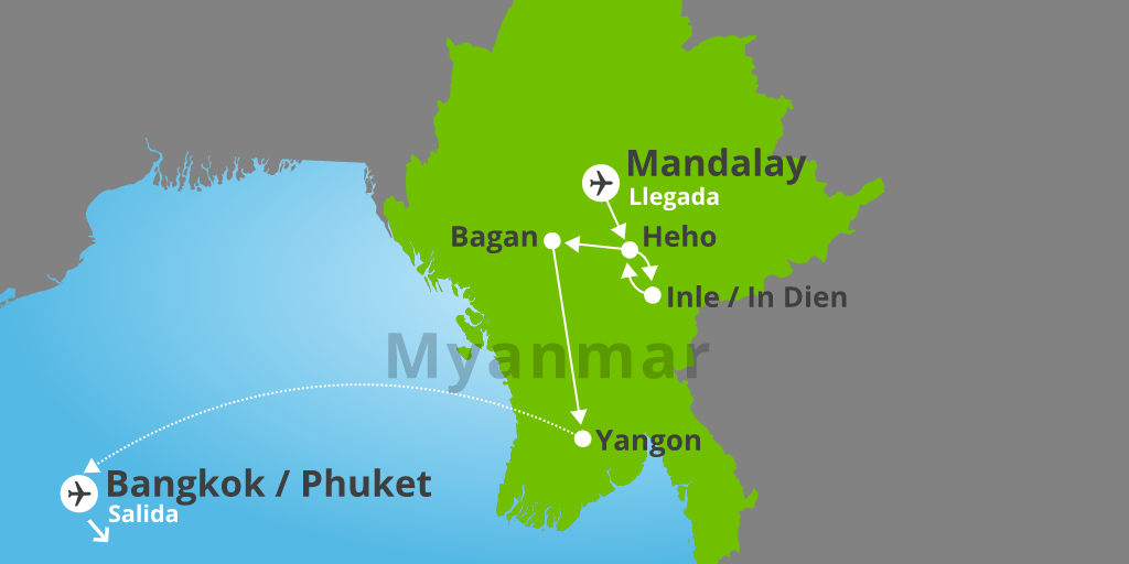 Si eres de los viajeros que buscan aventuras, este viaje a Myanmar y Tailandia es para ti. Durante 14 días, recorrerás sus templos y pagodas. 7