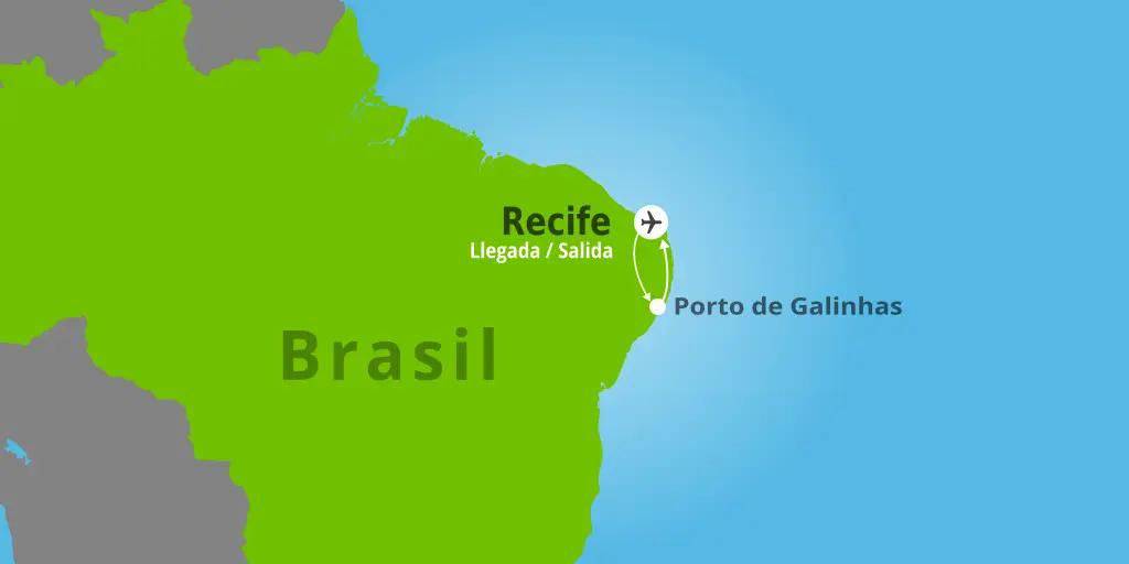 Con este Viaje al nordeste de Brasil en todo incluido podrás relajarte, bucear y explorar las fascinantes playas de este paraíso. 7