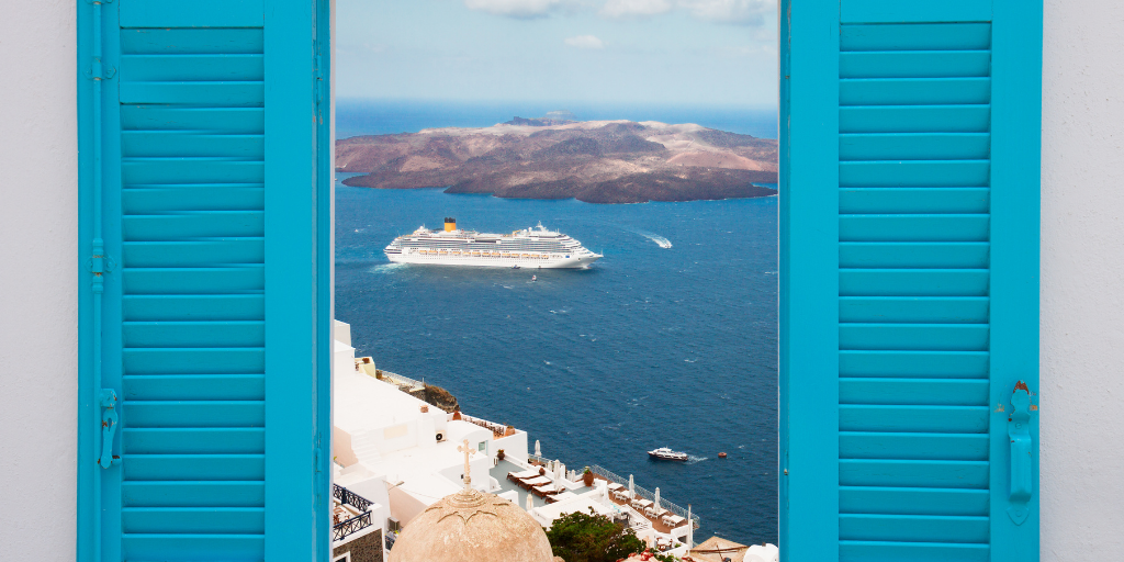 Viaja en crucero por las mejores islas de Grecia. Disfruta de unas vacaciones en Mykonos, Santorini y el paraíso mediterráneo. 1