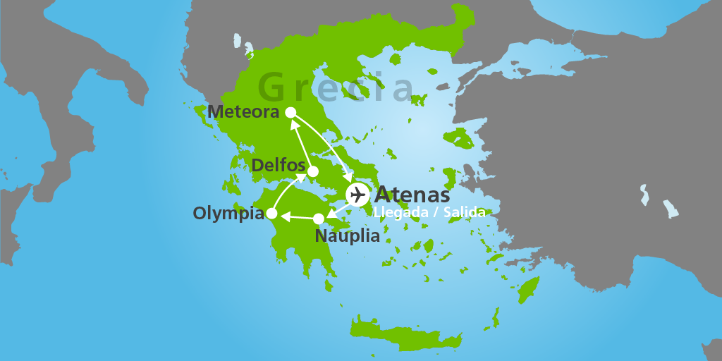 Viaja por Atenas, Olimpia. Delfos y Meteora. Descubre el patrimonio histórico y cultural en estas vacaciones por Grecia. 7