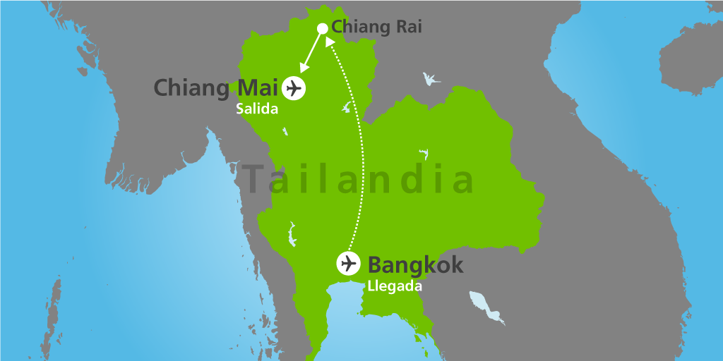 Este itinerario te llevará a Bangkok, Chiang Mai y Chiang Rai. Explora los complejos arqueológicos de Ayutthaya, Phitsanulok y Sukhothai. Disfruta de este viaje organizado a Tailandia de 10 días. 7