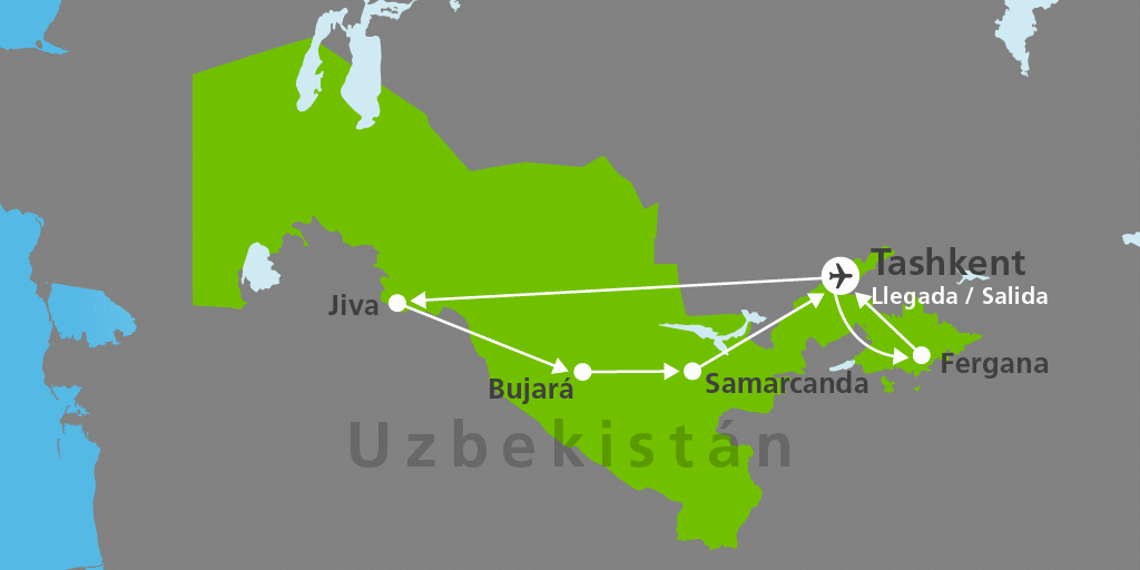 En este viaje organizado por Uzbekistán de 10 días te sumergiremos en los enclaves más apasionantes de la Ruta de la Seda. 7