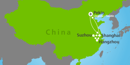 Viaja y disfruta de ciudades como Pekín o Shanghái con GrandVoyage. Estancia de 9 días y 6 noches. Vuelos y traslados incluidos, hoteles de 4 a 5 estrellas. 7