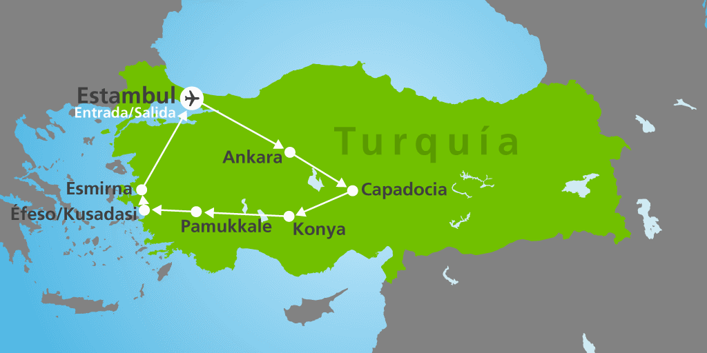 Con este viaje disfrutarás de Turquía al completo y sus playas, incluida una visita a la increíble Capadocia. Hoteles de 5* y traslados. 7
