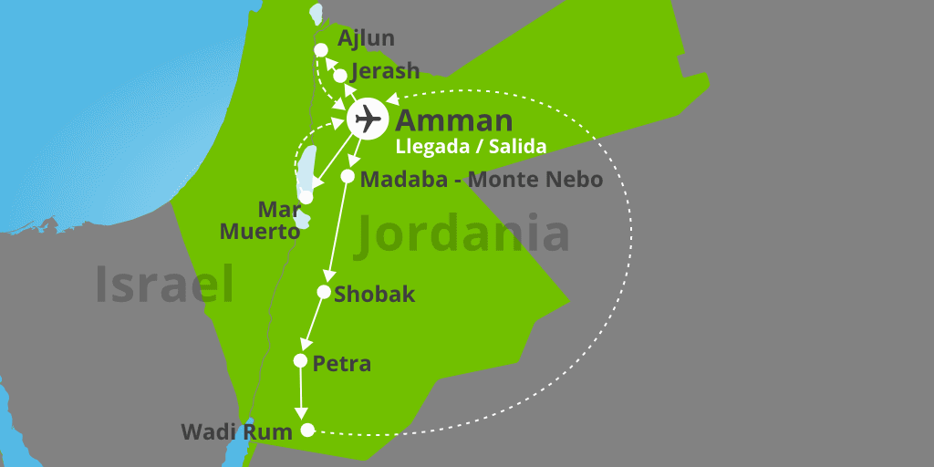 Os invitamos a conocer los lugares más emblemáticos de Jordania con nuestro viaje a Amman, el Mar Muerto, Petra y Wadi Rum. 7