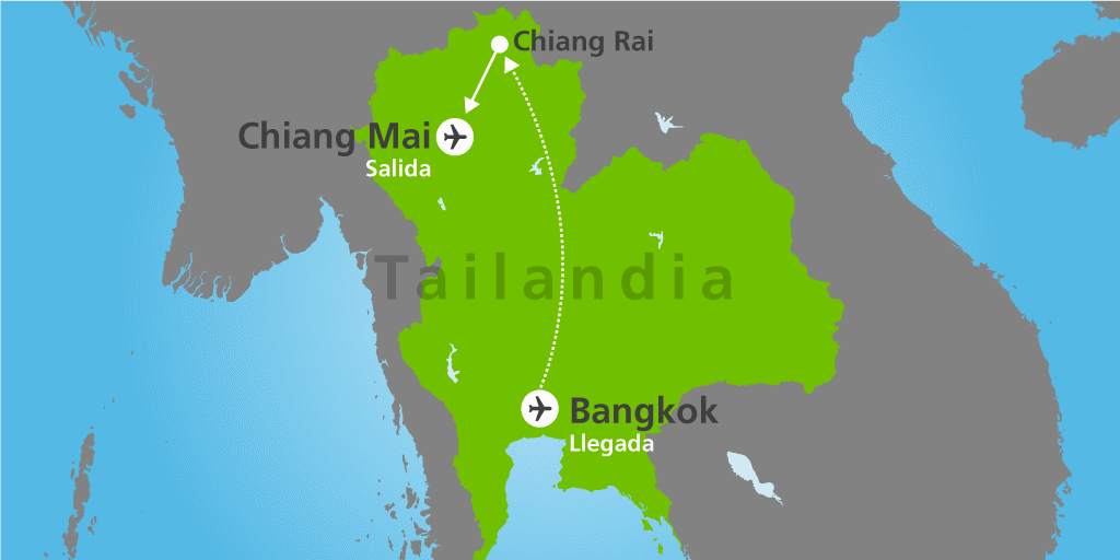 Descubre Bangkok y el Triángulo de Oro en 10 días. Además, con este viaje conocerás otras dos ciudades fascinantes: Chiang Mai y Chiang Rai. 7