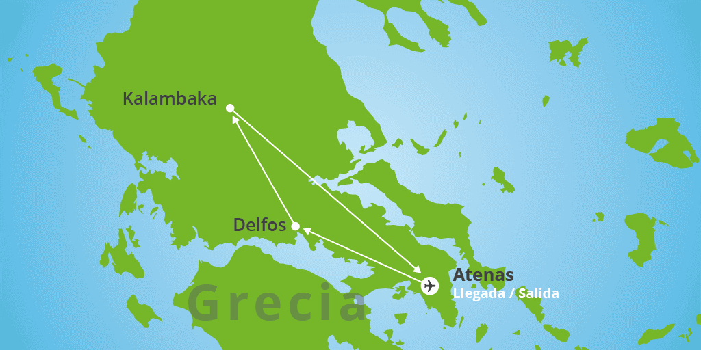 Con este viaje a la Grecia clásica, descubrirás lo esencial de Atenas, Delfos y Meteora, tres ciudades enigmáticas para explorar el origen de nuestra civilización. 7