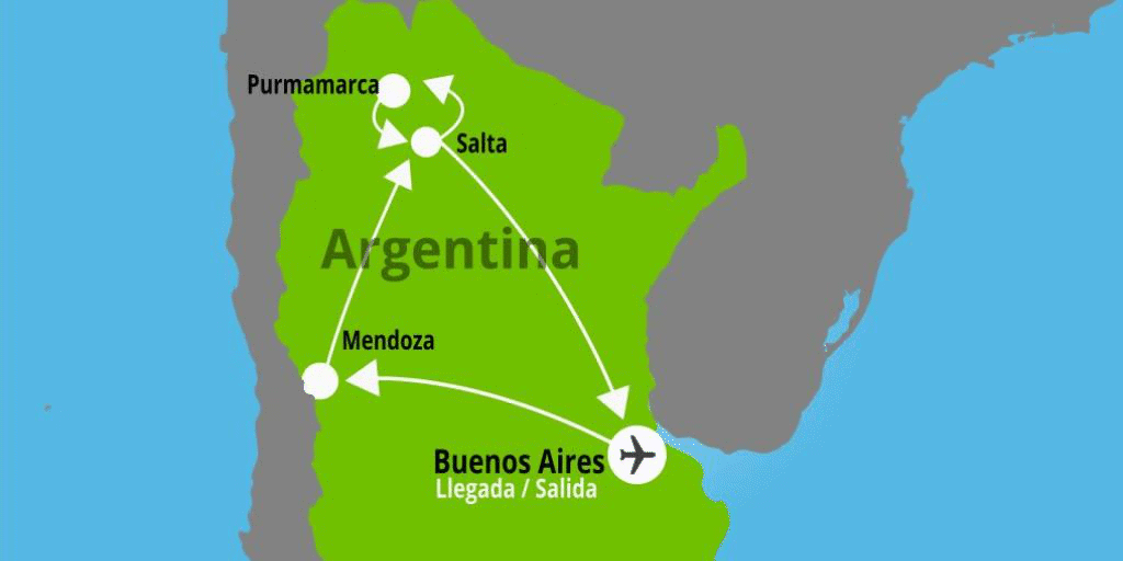 Con este viaje al norte de Argentina podrás disfrutar de un recorrido por la ciudad de Buenos Aires, Mendoza, Salta y Jujuy. 7