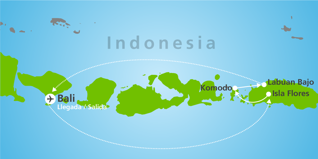 Atrévete a vivir una experiencia única con este viaje a Bali, Komodo e Isla de Flores. Cultura y fauna como el dragón de Komodo nos esperan. 7