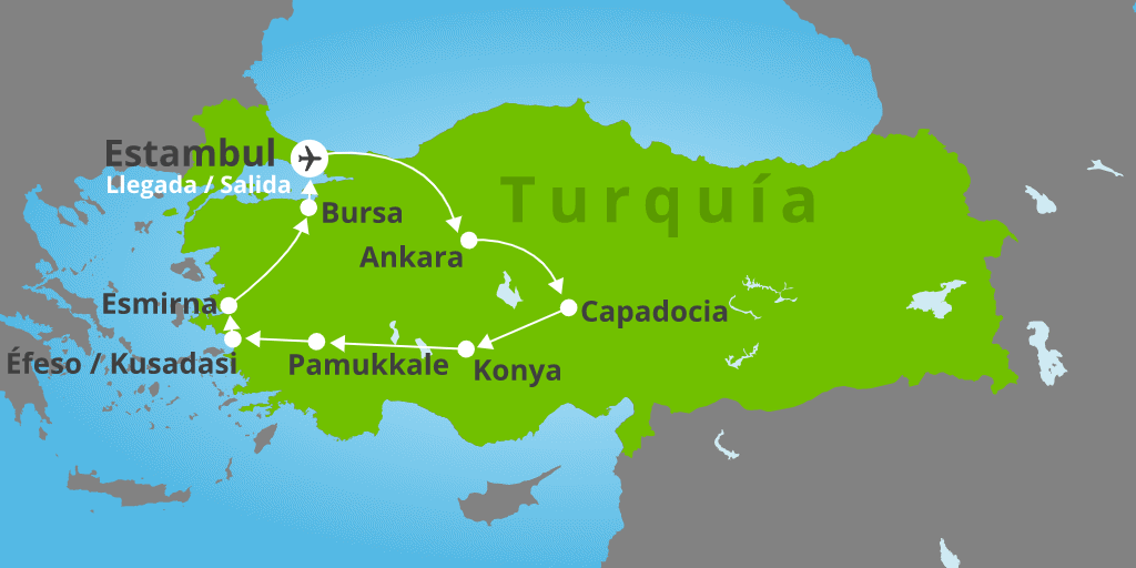 Atrévete a conocer las ciudades, monumentos y naturaleza de la nación turca con nuestro viaje completo por Turquía con Capadocia durante 9 días. 7