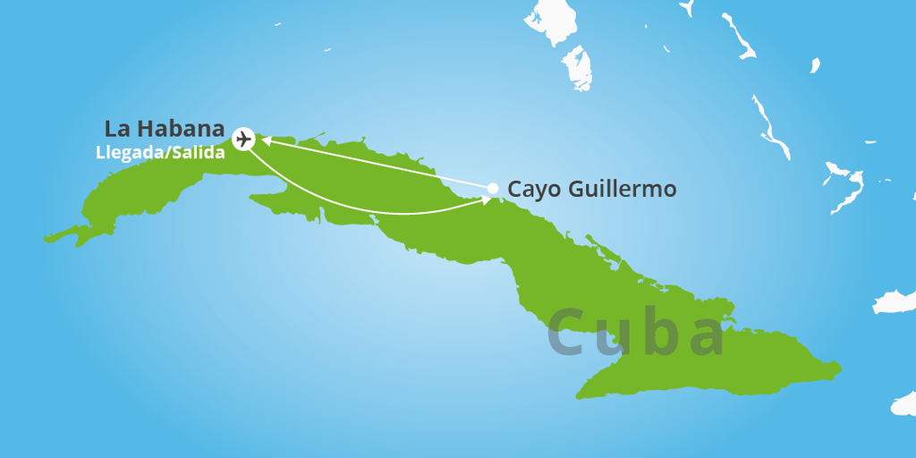 Este viaje te llevará por las históricas calles de La Habana y te regalará unos días en Cayo Guillermo, una deliciosa isla tropical de aguas poco profundas. 7