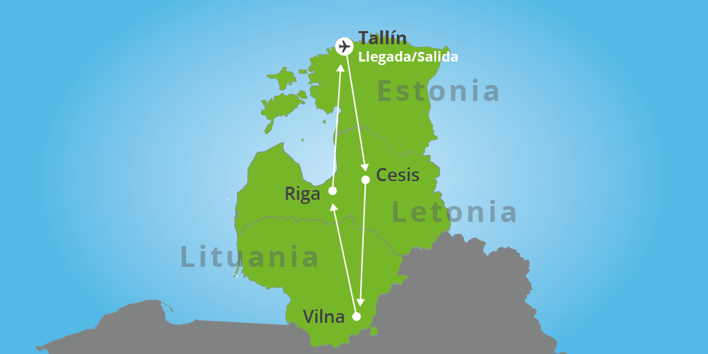 Con este viaje a los Países Bálticos podrás conocer las maravillas de Estonia, Letonia y Lituania con sus castillos, edificios góticos y ciudades amuralladas. 7