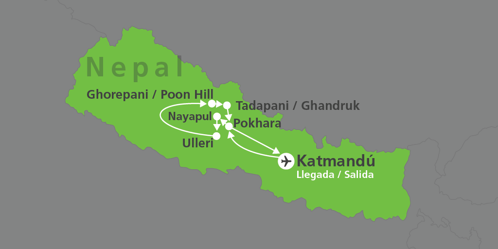 Viaja a Nepal y aventúrate con un trekking a los pies del Himalaya. Conoce Katmandú, un museo al aire libre con templos hipnóticos y visita Pokhara en un viaje de 10 días. 7