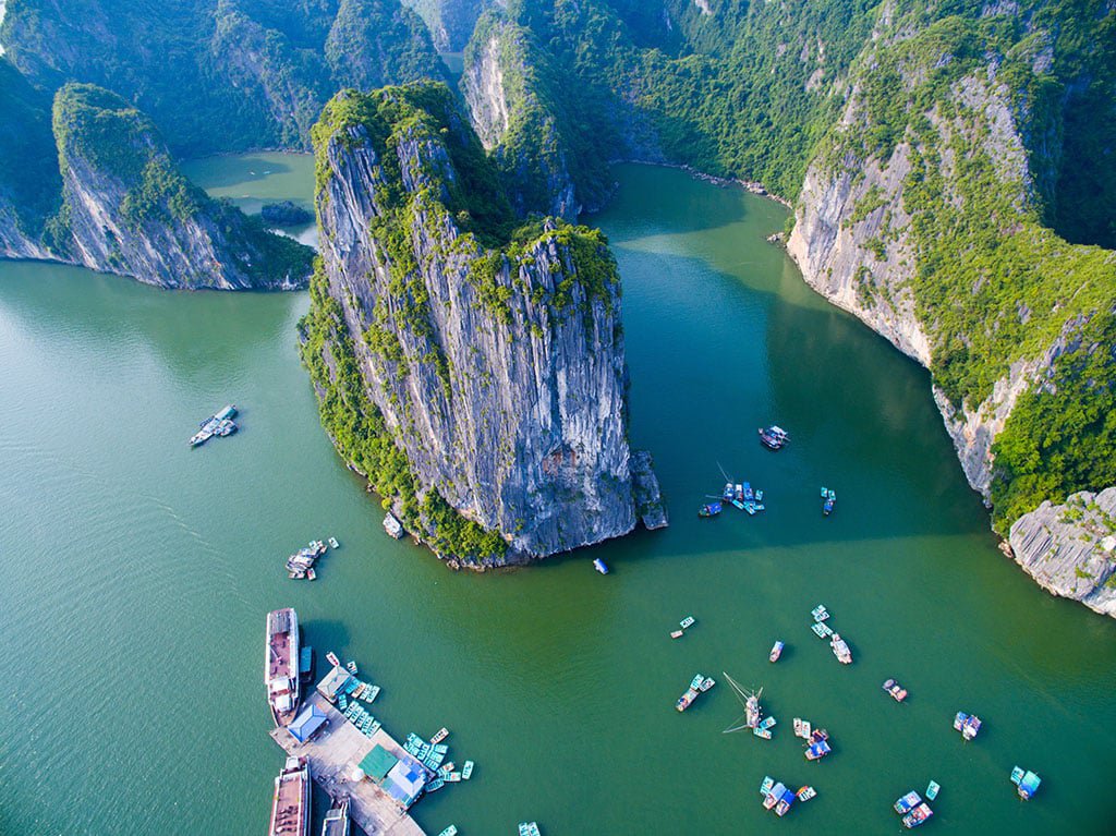 bahía de halong en Vietnam