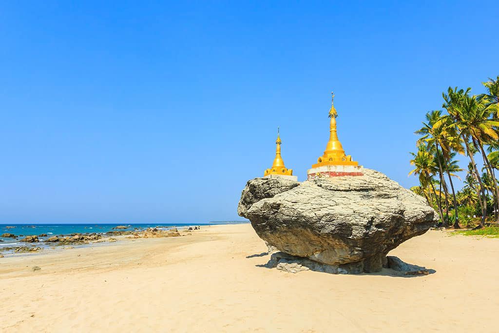playas de ngapali en Myanmar