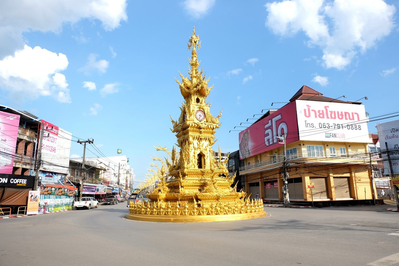 Qué ver en Chiang Rai - torre del reloj
